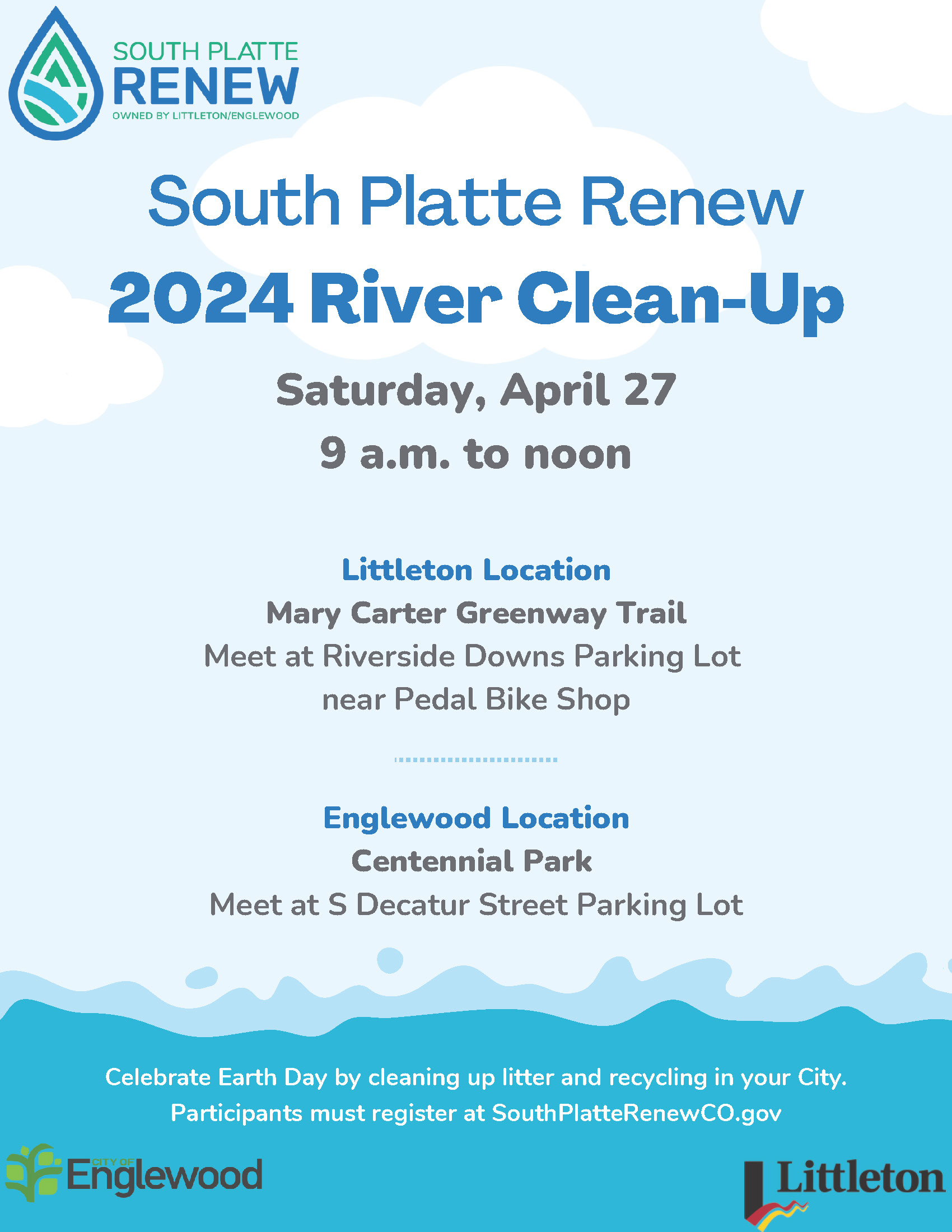 river clean up flyer