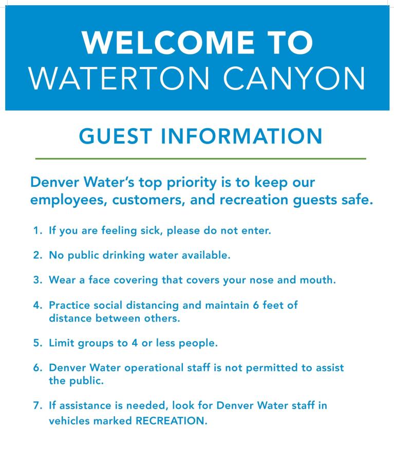 Water Canyon Guest Information 