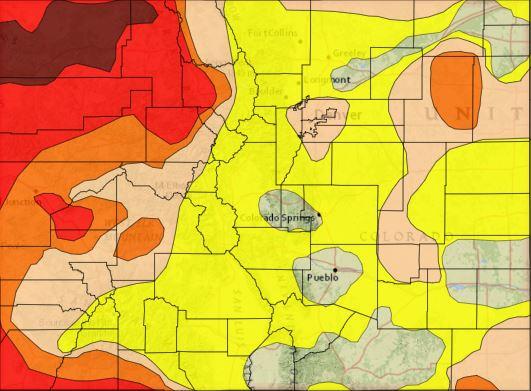 State of CO drought conditions 