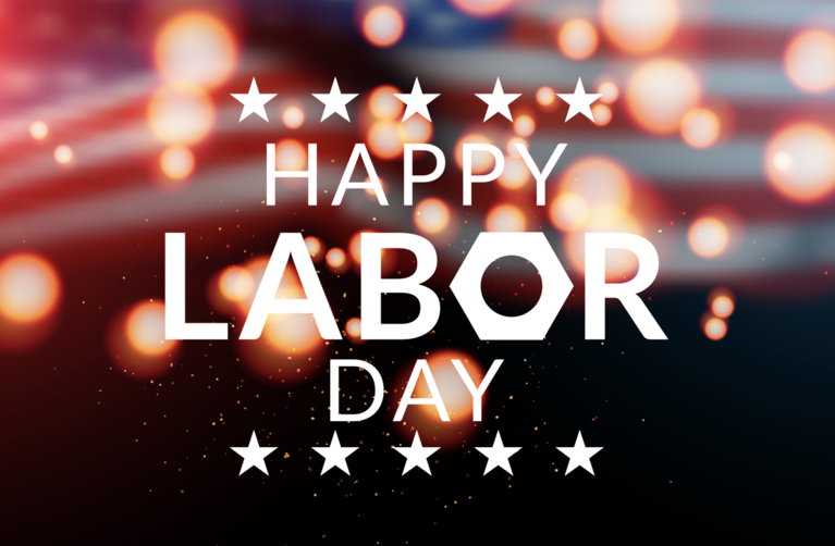 Happy Labor Day sign 